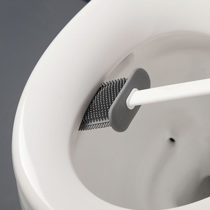 Brosse WC, (2 pièces) Brosse Toilette Silicone, Balai Toilette et  SupportsAvec des Poils Doux et Une