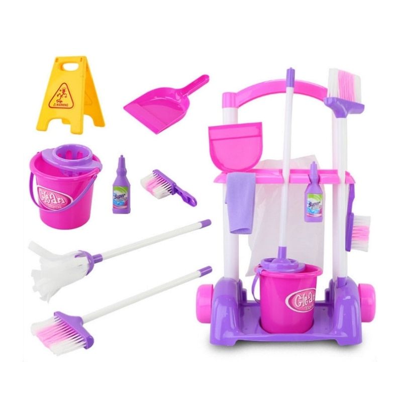 Chariot de nettoyage pour enfants.