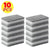10 eponges vaisselle grise