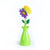 Brosse à Vaisselle rigolote fleur verte