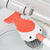 Brosse WC Enfant Baleine silicone rouge
