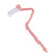 Brosse nettoyage incurvee rose