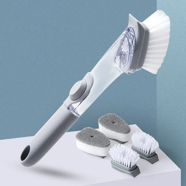 Brosse éponge avec réservoir