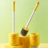 brosse wc jaune