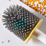 brosse wc jaune