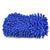 Eponge en microfibre epaisse bleu voiture