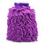 Gant eponge microfibre violet