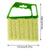 brosse nettoyage store vert