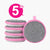 éponge vaisselle lavable rose x 5