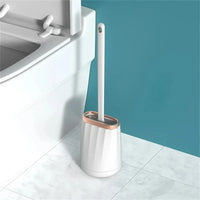 Brosse wc blanche silicone design