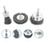 Brosse metalique rotative