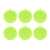 lot 6 eponges silicone ronde vert