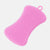 éponge en silicone rose