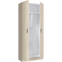 armoire a balai beige