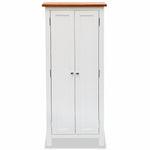 Armoire de rangement de média 50x22x122 cm Bois de chêne massif