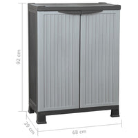 Armoire en plastique 68x39x92 cm