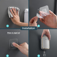 Brosse WC Design Silicone mural sans percage