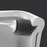 Brosse WC Silicone Blanche