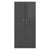 Armoire à Balai Noir - L82,5 x H180 cm