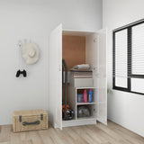 Armoire rangement balai et aspirateur